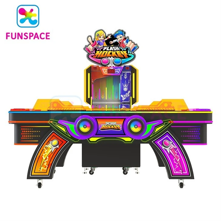 air hockey table led